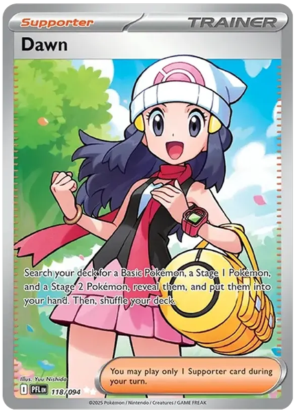 2025 Pokemon Pfl EN-Phantasmal Flames Dawn Ultra Rare 118/094
