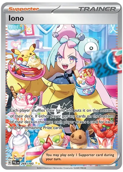 2023 Pokemon Pal EN-Paldea Evolved Iono Special Illustration Rare 269/193