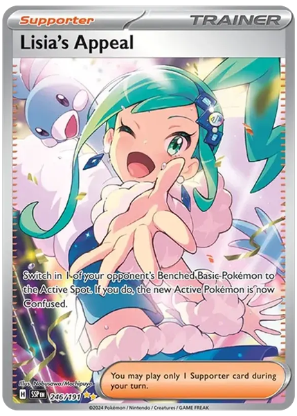 2024 Pokemon Ssp EN-Surging Sparks Lisia's Appeal Special Illustration Rare 246/191