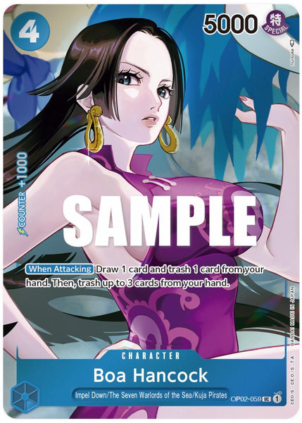 2023 One Piece OP02-Paramount War Boa Hancock Box Topper 059