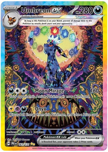 月亮伊布 ex 棱彩進化 161/131