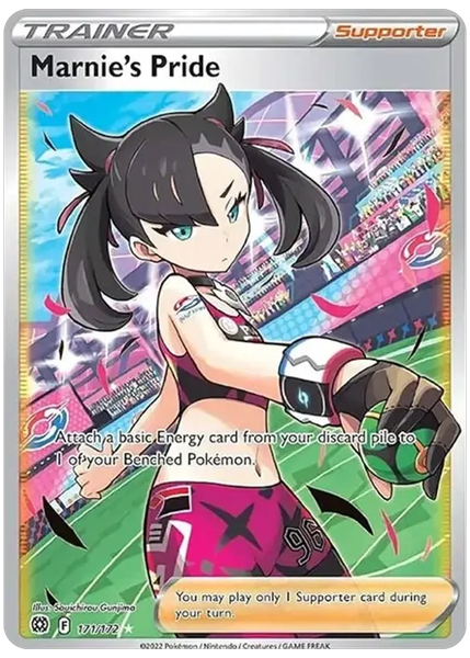 2022 Pokemon Sword & Shield Brilliant Stars Full Art/Marnie's Pride Base 171/172