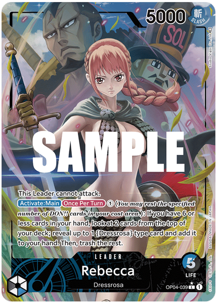 2023 One Piece OP04-Kingdoms of Intrigue Rebecca Alternate Art OP04-039