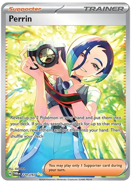 2024 Pokemon Twm EN-Twilight Masquerade Perrin Special Illustration Rare 220/167