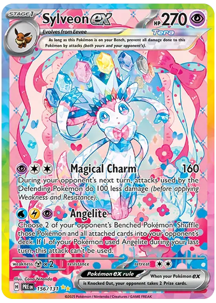 仙子伊布ex 棱彩進化特插 156/131
