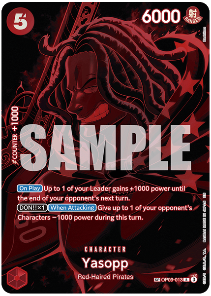 2025 One Piece OP12-Legacy of the Master Yasopp Special Alternate Art OP09-013