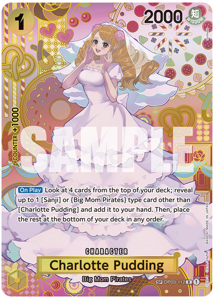 2024 One Piece OP08-Two Legends Charlotte Pudding Special Alternate Art OP03-112