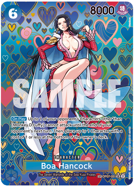 2024 One Piece OP09-Emperors in the New World Boa Hancock Special Alternate Art OP07-051