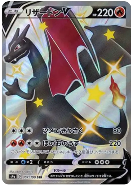 噴火龍 V 全幅 閃亮之星V 307/190